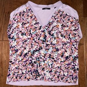 Vintage Esprit Floral Blouse Shirt Size Small